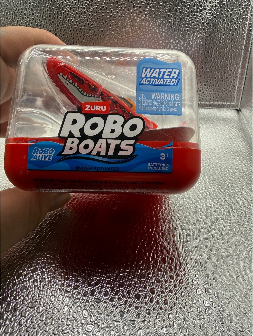 ZURU Robo Boats Water Activated Boat Red